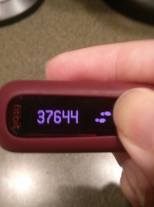 The truth of the FitBit when I arrived home.